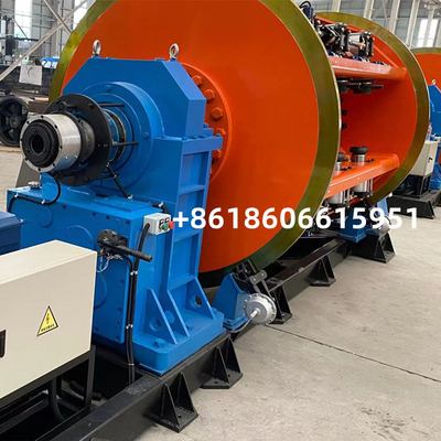 91b 1+24+30+36 Bingkai Rigid Wire Stranding Machine Dengan Fungsi Armoring