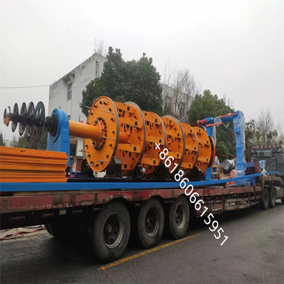 Sun Type Steel Cable 400mm Armoring Machine Untuk Pembuatan Kabel