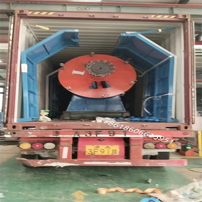380V High Speed ​​Stranding Bow Type Laying Machine, Twister Kawat Kabel Listrik