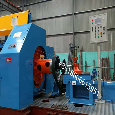800/3 Galvanized Steel Rope Tubular Stranding Machine Pembuatan Pagar Mesh Dilas