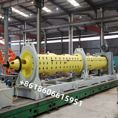 Mesin Stranding Kawat Tembaga Tubular Ketegangan Bubuk Magnetik Kontrol Otomatis