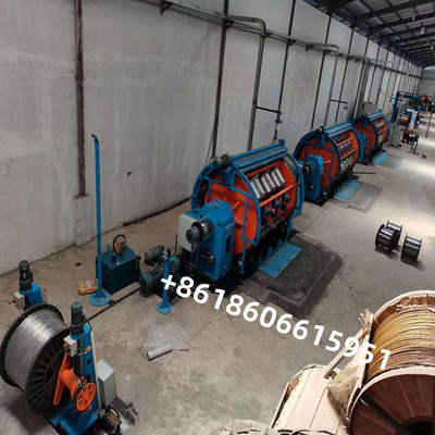 Jlk-630/6+12+18+24 Mesin Stranding Kaku Hingga 61 Kawat Dan Kabel Datar