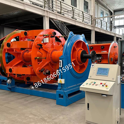 Cable Making Bobbin Planetary Stranding Machine Disc Type Wire Rope Twisting