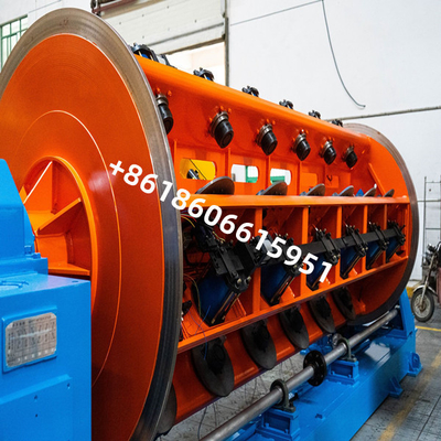 JLK-630 Rigid Stranding Machine Untuk 44 Flat Al Conductor All Siemens Control