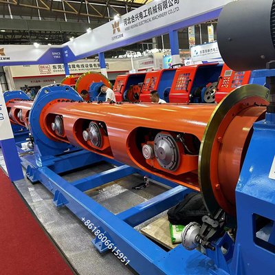 1+6x630 Konduktor Tubular Stranding Machine 700m/Min