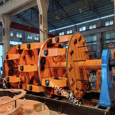 High Speed Plenatary Type Cable Stranding Machine Laying Up dengan Steel Wire Armoring