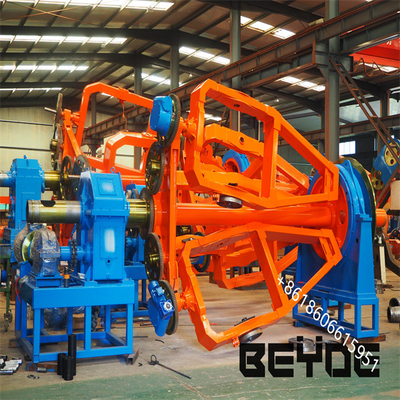 Terbaru Efisiensi Tinggi Drum Twister Tipe Kabel Wire Laying Up Machine Wire Armoring Kabel Laying Up Machine