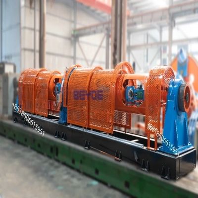 Mesin Stranding Tubular untuk kabel 7-inti dengan pelumasan minyak kepadatan rendah dan motor frekuensi variabel AC terpisah