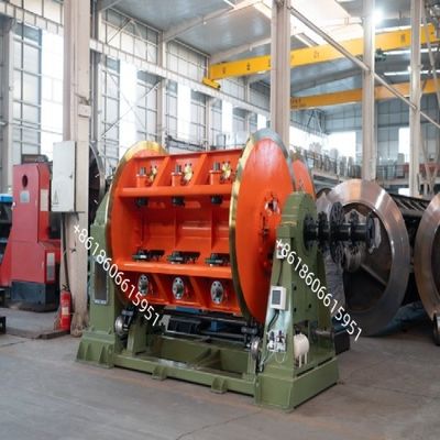 End Shaft Takeup dan Traverse Wire Rigid Stranding Machine JLK-500/37B untuk Pengolahan Mudah