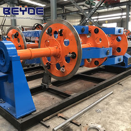 Tahan lama Planetary Stranding Machine Pneumatik Rem Dengan Kembali Twist