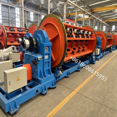 Pre-bentuk kawat (TW) overhead konduktor Mesin Stranding kaku JLK-710/12+18