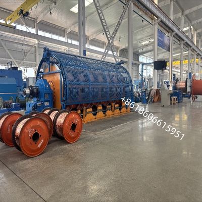 Desain rotor kaku yang mendukung diri untuk 1+6+12+18+24+30+36 Bobbin Strander Kerangka kaku