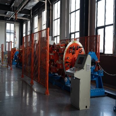 Mesin Pelintir Planet Poros Tanah Kecepatan Tinggi dengan Kontrol Bobin Individual Tegangan dan Pengeluaran 1+6+12+18