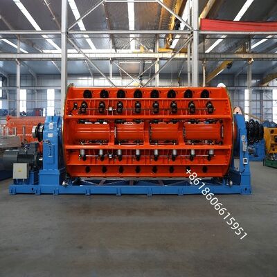 Manual Loading-rigid Stranding Machine Tembaga Dan ACSR Bentuk Atau Bulat Konduktor