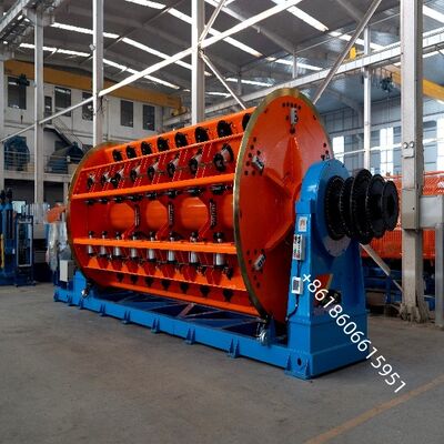 Siemens PLC/HMI Controls untuk Stepless Pitch Wire Shielding/Screening Machine 500/42+42