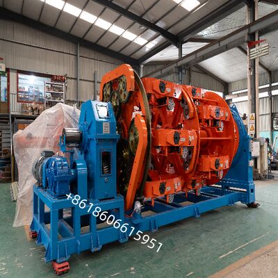 Mesin Stranding Planet untuk Lilitan Untai yang Seragam dan Peningkatan Sifat Mekanik Kabel dengan Putaran Balik Semua Roda Gigi