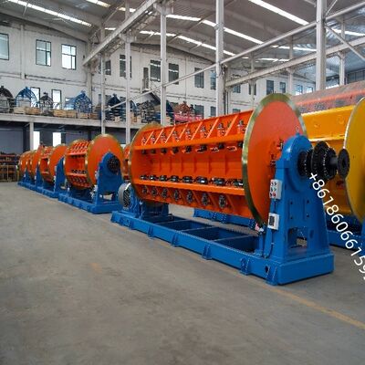 Mesin Stranding Kaku Terkendali PLC dengan Pemuatan Bobbin Otomatis dan Kecepatan 1200 Meter per Menit untuk Produksi Kawat dan Kabel