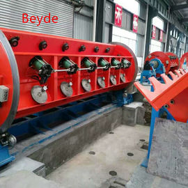 Professional Strid Stranding Machine 500 1 + 12 Gulungan Pengangkatan Tunggal Dan Tidak Mengangkat Dengan Sistem Pneumatik