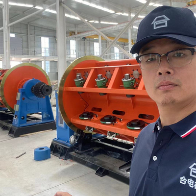 Sgs Wire Twisting Rigid Stranding Machine Untuk Sektor / Konduktor Bulat